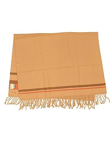 Céline Beige Wool Scarf (view 2)