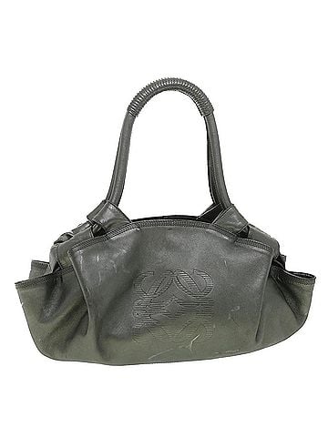 Loewe Grey Leather Shoulder Bag (view 1)