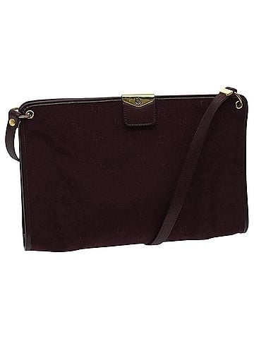 Dior Burgundy Synthetic Shoulder Bag (view 1)