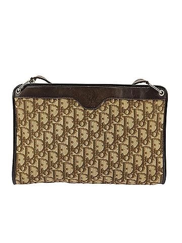 Dior 30 Montaigne Beige Canvas Shoulder Bag (view 1)