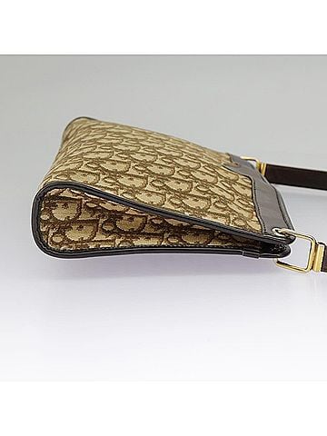 Dior 30 Montaigne Beige Canvas Shoulder Bag (view 2)