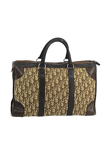 Dior Trotter Beige Canvas Travel Bag (view 1)