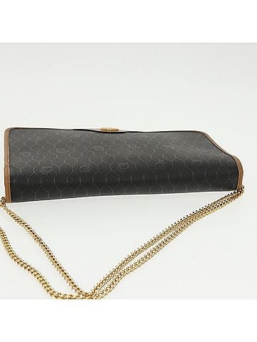 Dior Honeycomb Black Canvas Shoulder Bag (view 2)