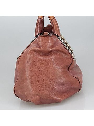 Chloé Ethel Pink Leather Handbag (view 2)