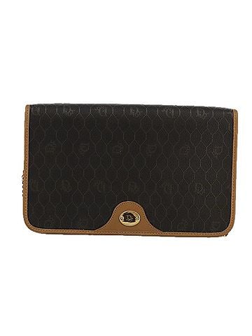 Dior Honeycomb Black Canvas Shoulder Bag (view 1)