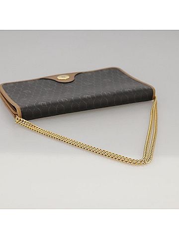 Dior Honeycomb Black Canvas Shoulder Bag (view 2)