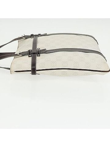 Loewe Anagram White Canvas Handbag (view 2)