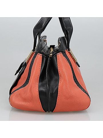 Chloé Alice Orange Leather Handbag (view 2)
