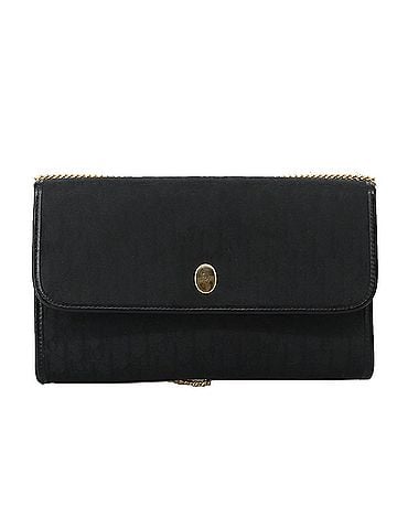Dior Trotter Black Canvas Shoulder Bag (view 1)