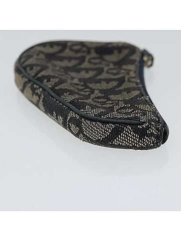 Dior Saddle Navy Canvas Wallet (view 2)