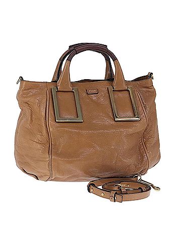 Chloé Paraty Brown Leather Handbag (view 1)
