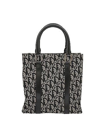 Dior Navy Canvas Tote Bag (view 1)