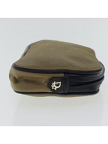 Dior -- Beige Canvas Clutch Bag (view 2)
