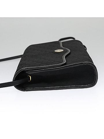 Dior Trotter Black Canvas Shoulder Bag (view 2)