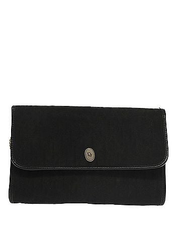 Dior Trotter Black Canvas Shoulder Bag (view 1)
