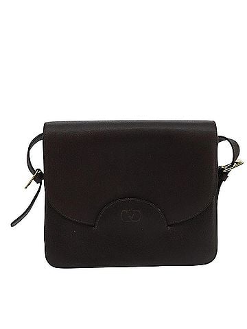 Valentino Garavani Brown Leather Shoulder Bag (view 1)