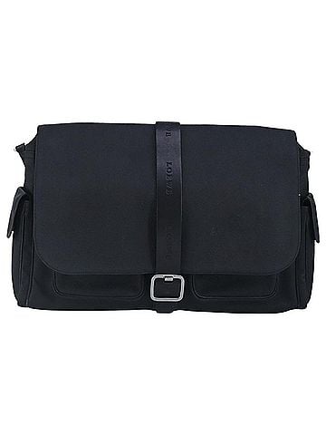 Loewe Black Canvas Shoulder Bag (view 1)