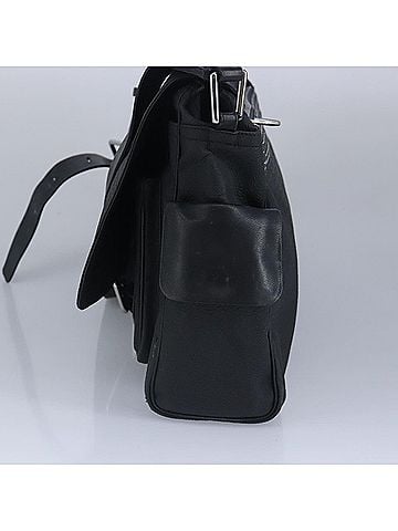 Loewe Black Canvas Shoulder Bag (view 2)
