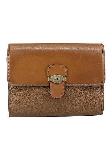Dior Brown Leather Shoulder Bag (view 1)