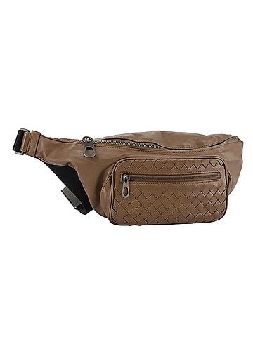 Bottega Veneta Intrecciato Brown Leather Shoulder Bag (view 1)