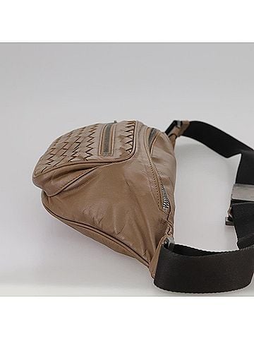 Bottega Veneta Intrecciato Brown Leather Shoulder Bag (view 2)
