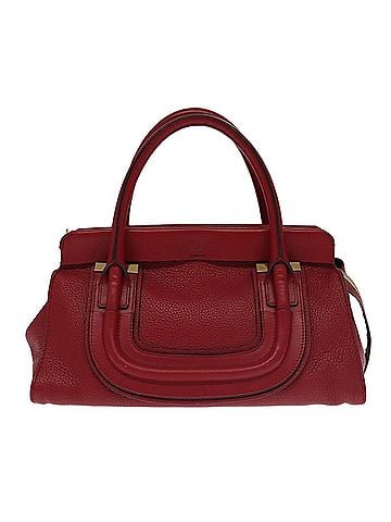 Chloé Everston Red Leather Handbag (view 1)