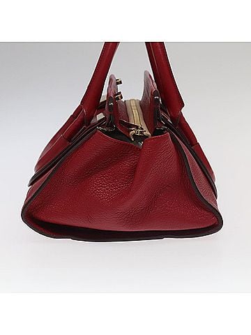 Chloé Everston Red Leather Handbag (view 2)