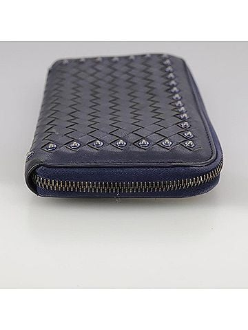 Bottega Veneta Intrecciato Black Leather Wallet (view 2)