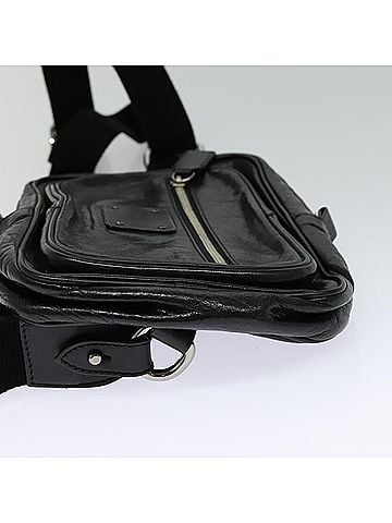 Chloé Paddington Black Leather Shoulder Bag (view 2)