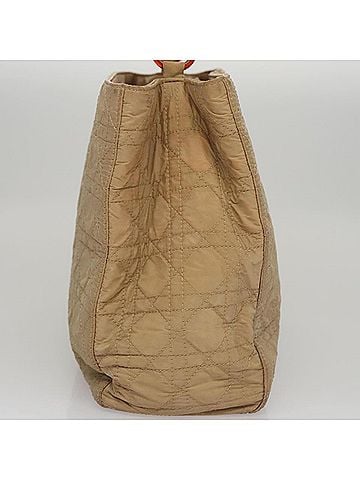 Dior Cannage Lady Beige Synthetic Tote Bag (view 2)