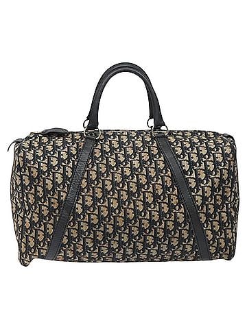Dior Trotter Navy Canvas Travel Bag (view 1)