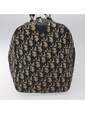Dior Trotter Navy Canvas Travel Bag (view 2)