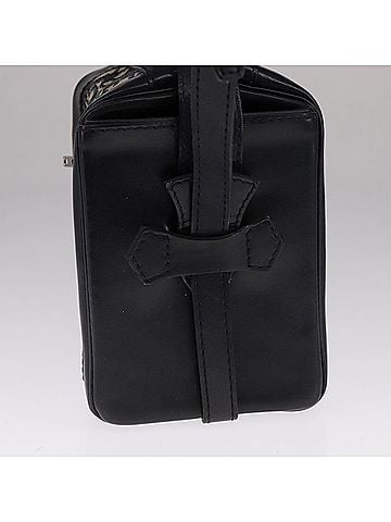 Dior Trotter Navy Canvas Shoulder Bag (view 2)