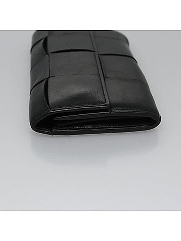 Bottega Veneta Cassette Black Leather Wallet (view 2)