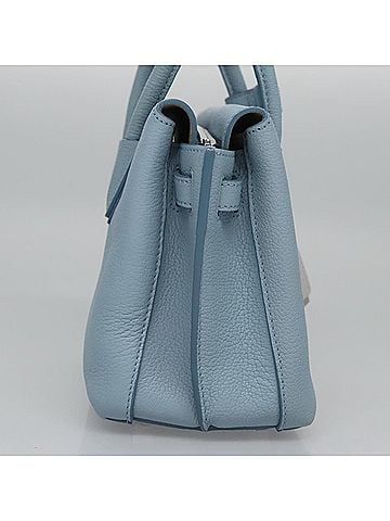 MCM Milla Blue Leather Handbag (view 2)
