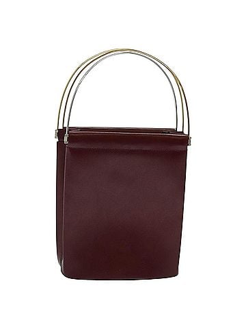 Cartier Trinity Burgundy Leather Handbag (view 1)
