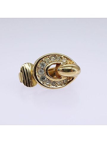 Dior Rose Des Vents Gold Metal Earring Jewelry (view 2)