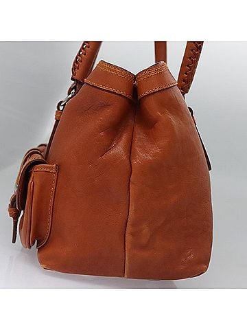 Dior My  Camel Leather Shoulder Bag (view 2)