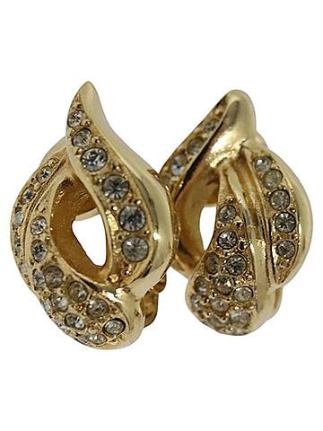 Dior Gold Metal Earring Jewelry (view 1)