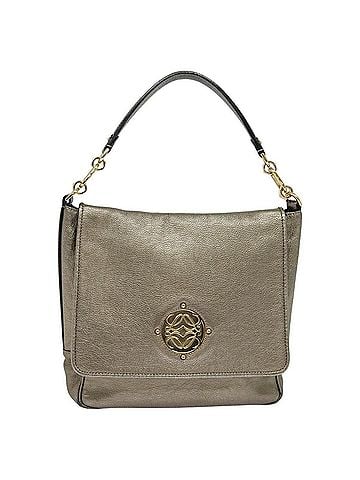 Loewe Anagram Gold Leather Shoulder Bag (view 1)