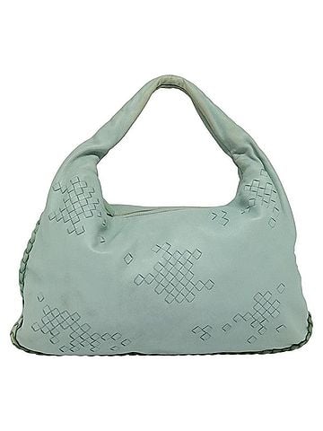 Bottega Veneta Jodie Blue Leather Handbag (view 1)