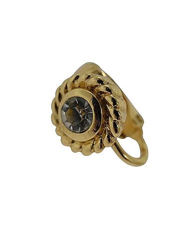 Dior Gold Metal Earring Jewelry (view 2)