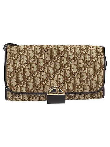 Dior Trotter Canvas Shoulder Bag Beige Canvas Shoulder Bag (view 1)