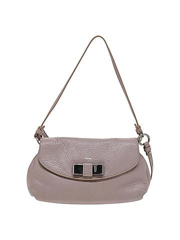 Chloé Lily Beige Leather Shoulder Bag (view 1)