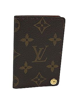 Louis Vuitton 100% Coated Canvas Brown Monogram Canvas Small Ring Agenda Cover One size