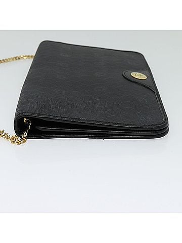 Dior Honeycomb Black Canvas Shoulder Bag (view 2)