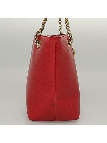 Chloé Red Leather Shoulder Bag (view 2)