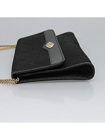 Dior Trotter Black Canvas Shoulder Bag (view 2)