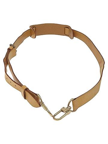 Louis Vuitton Shoulder Strap Beige Leather Bag Jewelry (view 1)