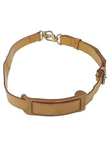 Louis Vuitton Shoulder Strap Beige Leather Bag Jewelry (view 2)
